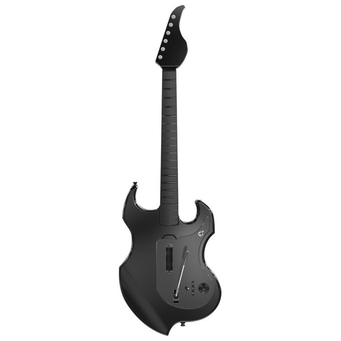 PDP 049-034-BK Riffmaster Chitarra Wireless per Xbox One Series S Series X PC D-pad Joystick Analogico Jack Audio 3,5 mm Batteria Ricaricabile 36 h colore Nero Grigio