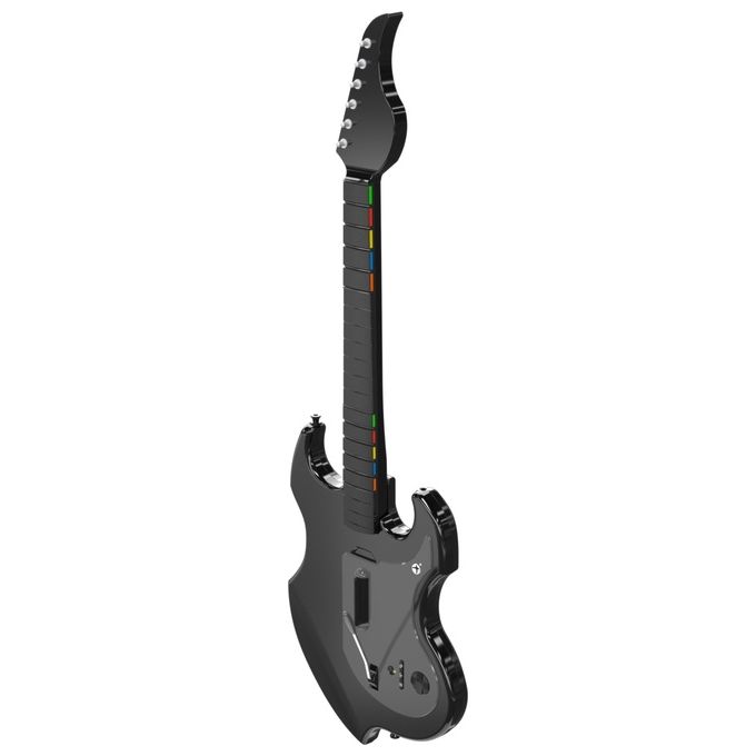 PDP 049-034-BK Riffmaster Chitarra Wireless per Xbox One Series S Series X PC D-pad Joystick Analogico Jack Audio 3,5 mm Batteria Ricaricabile 36 h colore Nero Grigio