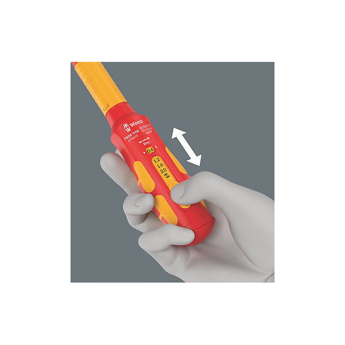 Wera 05006633001 Kraftform Kompakt VDE Safe-Torque Speed Set 1 Set di strumenti meccanici 23 pezzi con cacciaviti e giraviti isolati VDE colore Rosso Giallo
