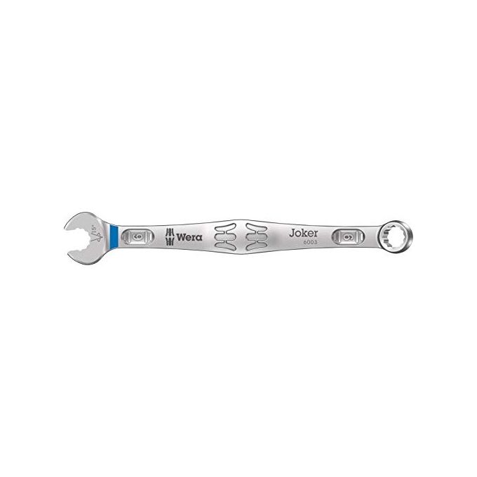 Wera 6003 Joker 15 Set Assortimento Chiavi a Forchetta e Poligonali Metrico 15 Pezzi