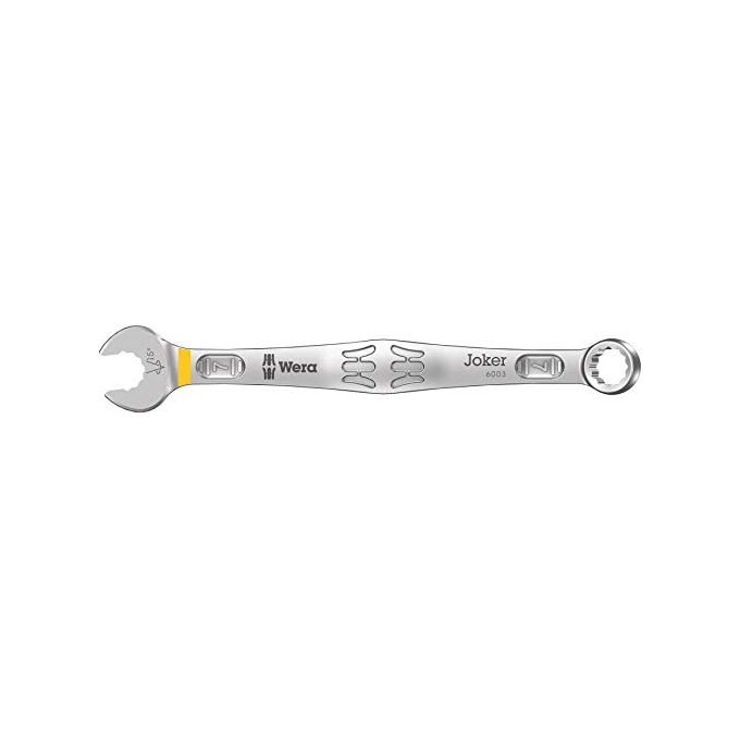 Wera 6003 Joker 15 Set Assortimento Chiavi a Forchetta e Poligonali Metrico 15 Pezzi
