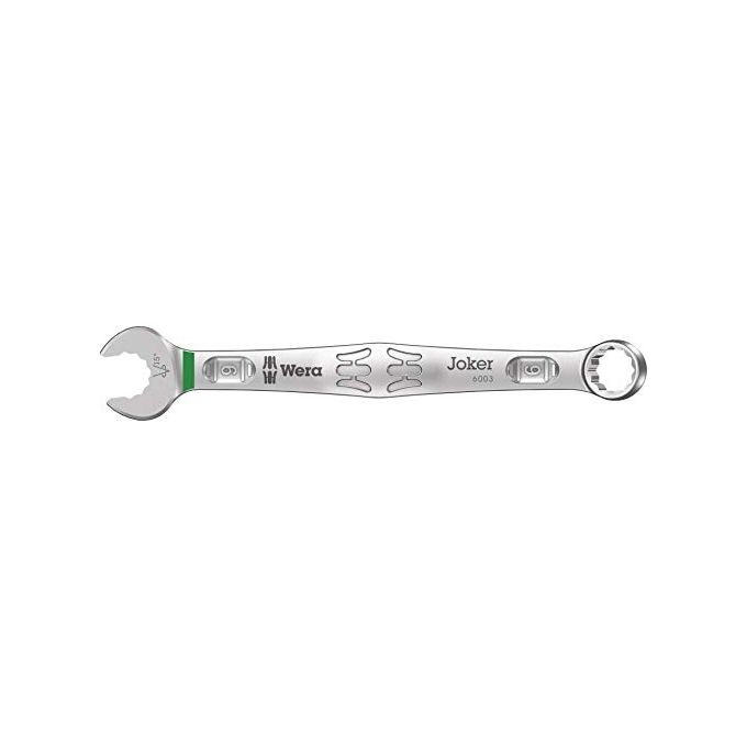 Wera 6003 Joker 15 Set Assortimento Chiavi a Forchetta e Poligonali Metrico 15 Pezzi