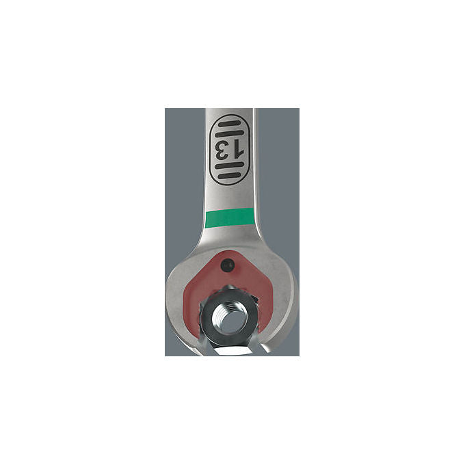 Wera 05020380001 6007 Joker Set di Chiavi a Cricchetto Aperte 5 Pezzi Misura 8 10 13 17 19 mm colore Acciaio inox