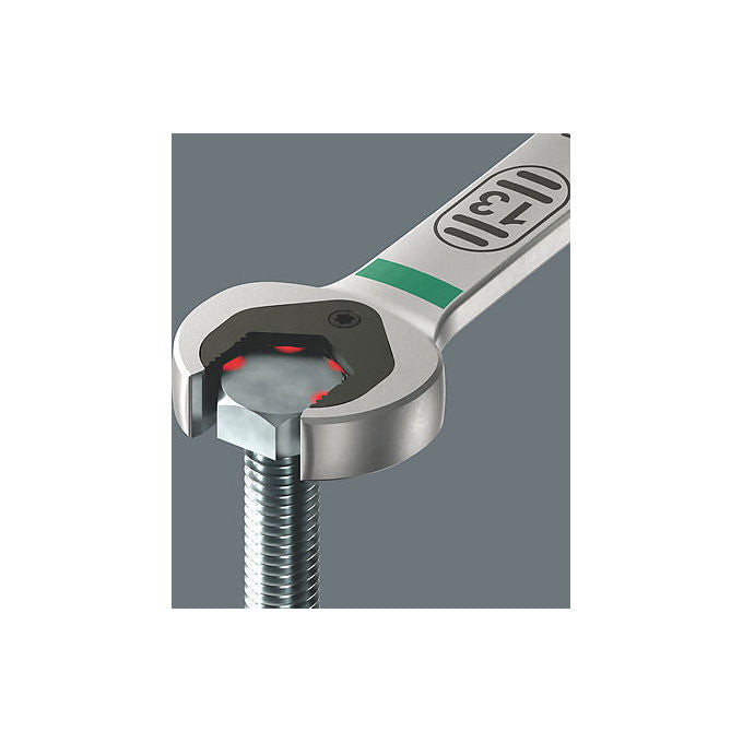 Wera 05020380001 6007 Joker Set di Chiavi a Cricchetto Aperte 5 Pezzi Misura 8 10 13 17 19 mm colore Acciaio inox