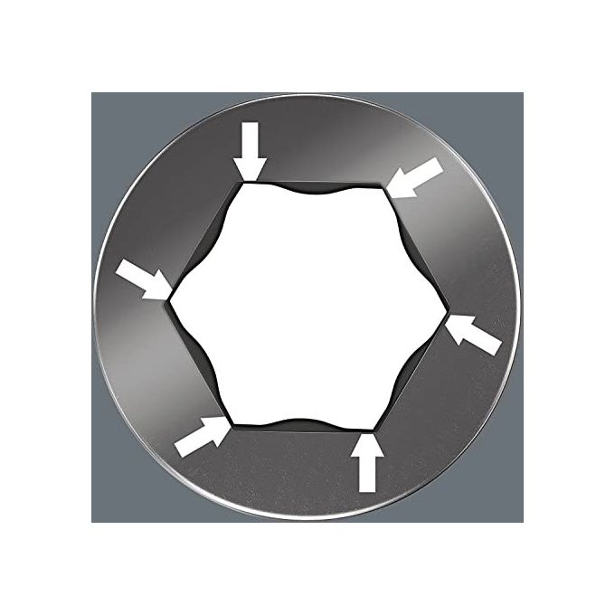 Wera 950-13 Hex-Plus Imperial Assortimento Chiavi a L in Pollici BlackLaser 13 Pezzi