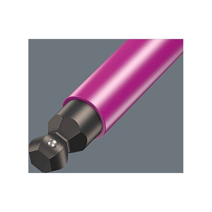 Wera 05022210001 950-9 Hex-Plus Set Chiavi a Brugola a L 9 pezzi BlackLaser con funzione di ritegno colore Multicolore