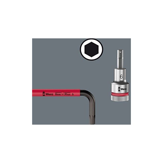 Wera 05022210001 950-9 Hex-Plus Set Chiavi a Brugola a L 9 pezzi BlackLaser con funzione di ritegno colore Multicolore