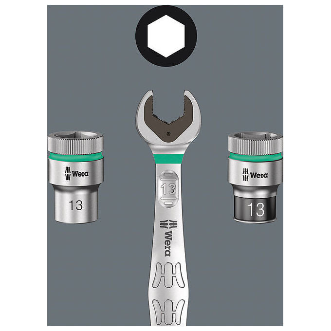 Wera 05049065001 Tool-Check Automotive 1 Set di utensili 38 pezzi con cricchetto 1-4 pollice e inserti Rapidaptor colore Nero