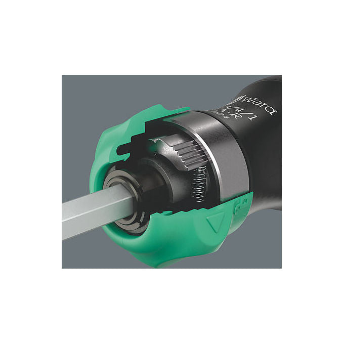 Wera 05051516001 Set Cacciavite dritto con 6 punte Phillips PH1 PH2 custodia da trasporto inclusa colore Nero