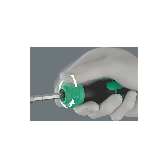 Wera 05051519001 Kraftform Kompakt 28 RA 1 Set di cacciaviti con funzione di cricchetto 6 pezzi colore Nero-Verde