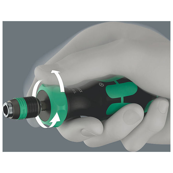 Wera 05051531001 Kraftform Kompakt 60 RA-R Set cacciaviti 17 pezzi con cricchetto e custodia pieghevole colore Nero