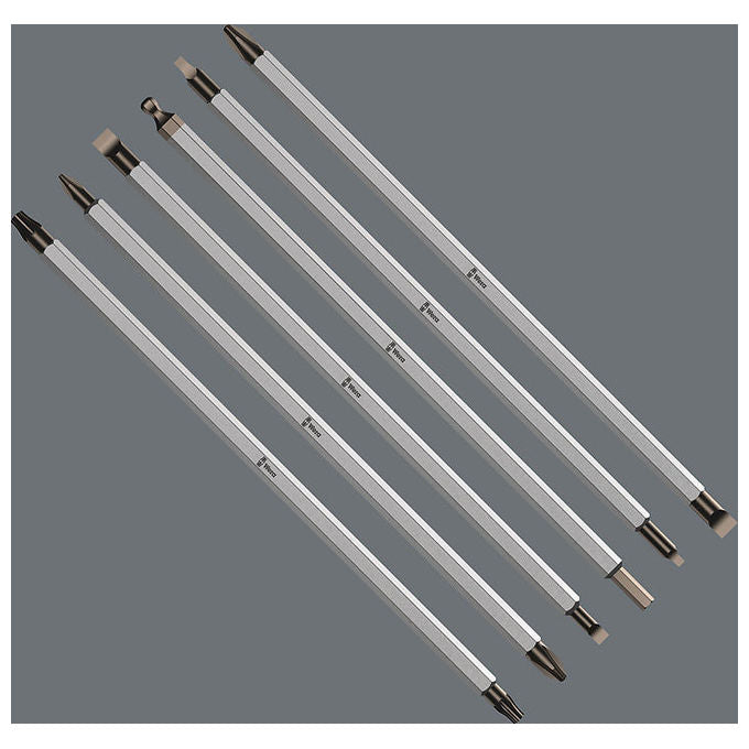 Wera 05051540001 Kraftform Kompakt Vario Zestaw Wkr?taków z Funkcj? Grzechotki 7-sztukowy z 6 Trzpieniami Dvustronnymi 175 mm R?koje?? z Gniazdem Sze?ciok?tnym 6 mm Waga 0.22 Kg colour Czarny