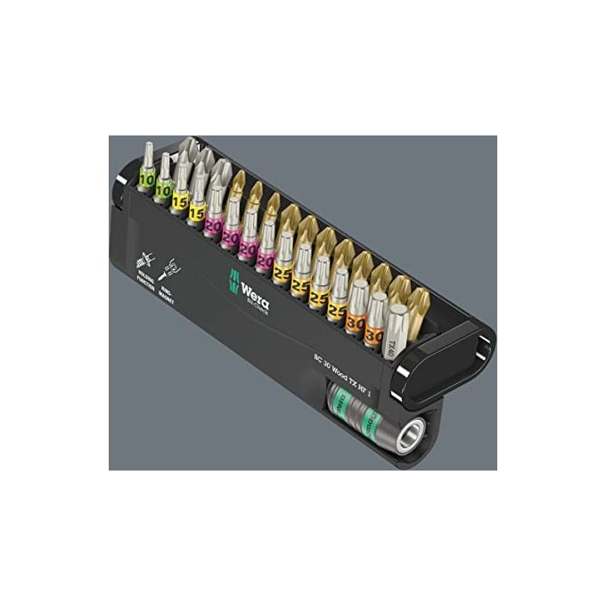 Wera Bit-Check 30 Wood TORX HF 1 Assortimento Inserto
