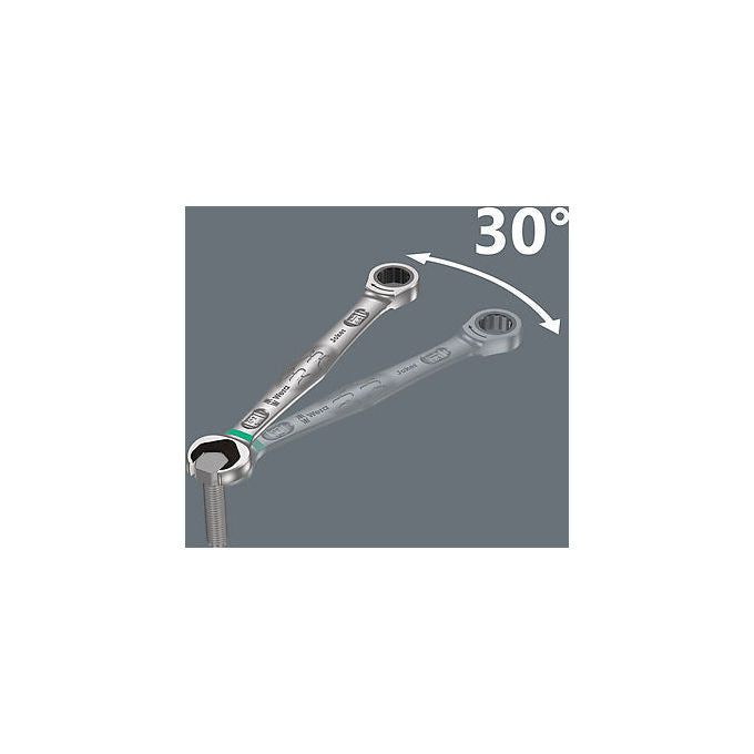 Wera 05150120001 6000 Joker Set 1 Inserto in Schiuma Resistente con 11 Chiavi a Cricchetto per Carrello da Officina Tool Rebel colore Bicolore