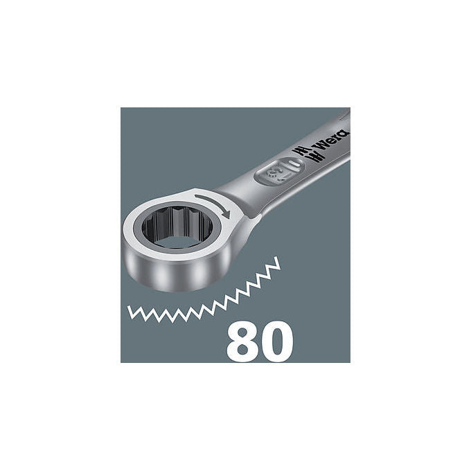 Wera 05150120001 6000 Joker Set 1 Inserto in Schiuma Resistente con 11 Chiavi a Cricchetto per Carrello da Officina Tool Rebel colore Bicolore