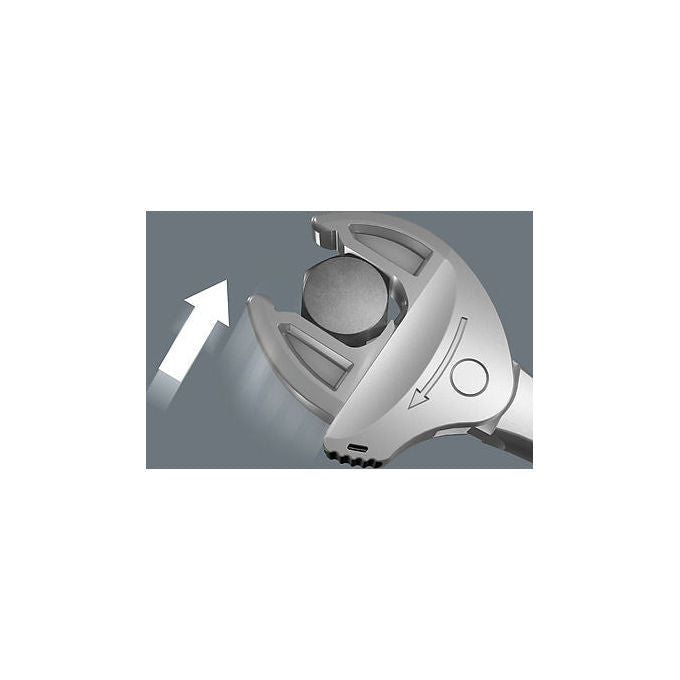 Wera 05150122001 Inserto in schiuma per carrello Tool Rebel con 5 chiavi a forchetta autoregolanti Joker 6004 colore Grigio Nero