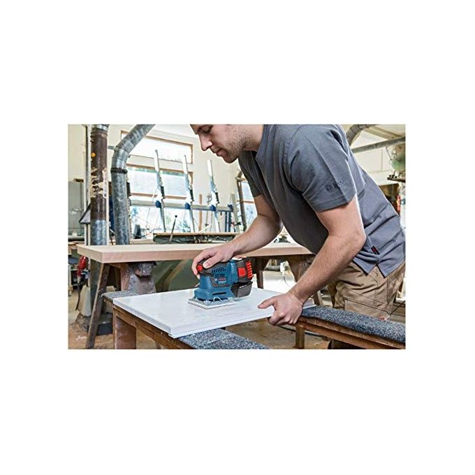 Bosch GSS 18V-10 Levigatrice Orbitale a Batteria Blu (Batteria Non Inclusa)