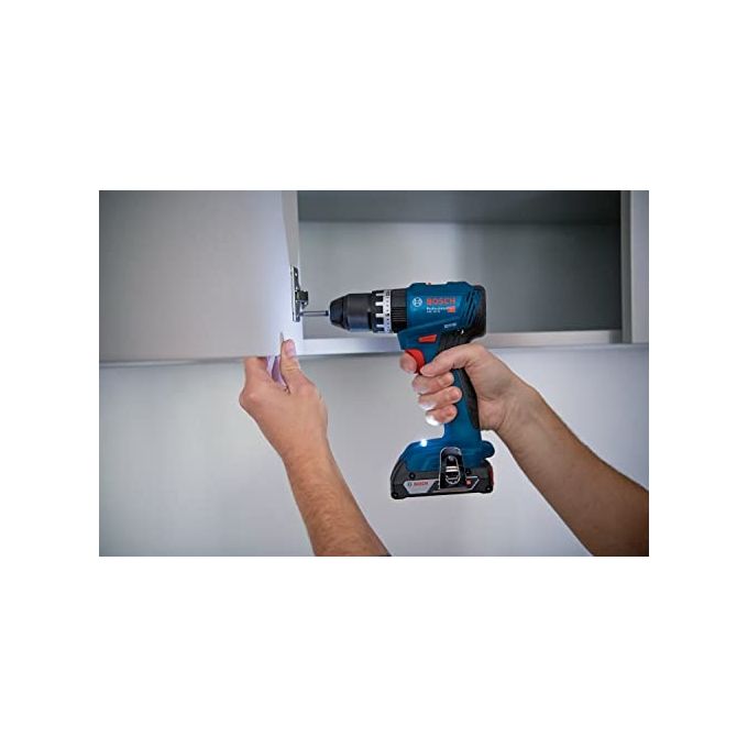 Bosch GSB18V-45 Professional Trapano Avvitatore a Percussione 18V 45 Nm 1900 giri-min mandrino 13 mm colore Azzurro