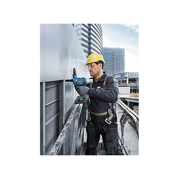 Bosch PROFESSIONAL 06019K5002 GRG 18V-16 C Rivettatrice a batteria Forza di trazione 16000 N Corsa 25 mm Bluetooth integrato Motore Brushless Alimentazione 18 V Senza batteria e caricabatteria In L-BOXX 136 colore Nero