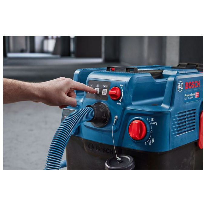 Bosch 06019M0120 GAS 12-40 MA Aspiratore Multiuso 40 L 1200 W Classe M colore Nero