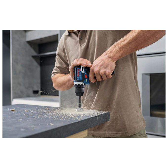 Bosch 06019N7001 GSR 12V-32 Trapano Avvitatore 12 V ioni di litio 32 Nm coppia massima 21 livelli di coppia tipo mandrino senza chiave colore Nero