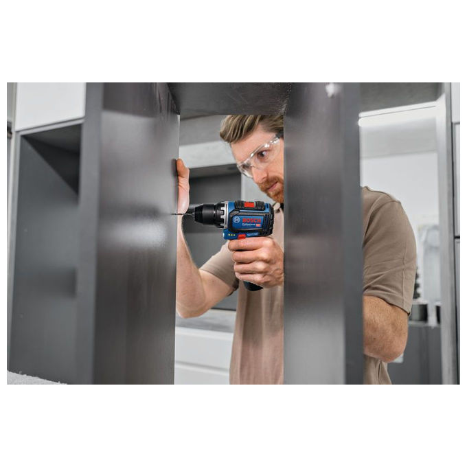 Bosch 06019N7005 GSR 12V-32 Professional Trapano avvitatore 12 V Brushless 32 Nm LED colore Blu-Nero