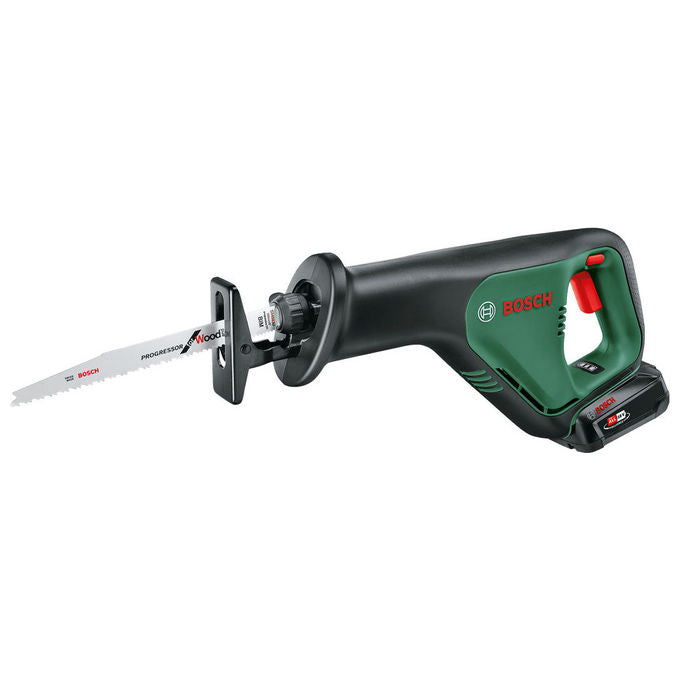 Bosch 4059952570150 AdvancedRecip 18 Sega Alternativa 300 spm 18 V Ioni di Litio cambio lama senza utensili riduzione vibrazioni colore Nero Verde