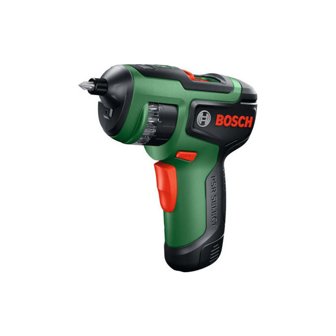 Bosch Home and Garden 0603977100 PSR SELECT Avvitatore a batteria 7,5 Nm 210 rpm 2 Ah BA 4V 12 bit LED integrato colore Nero