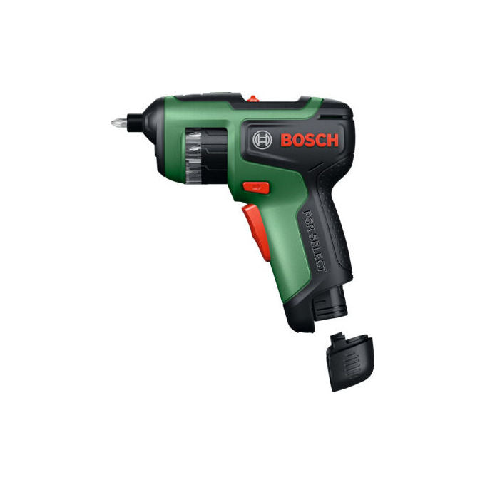 Bosch Home and Garden 0603977100 PSR SELECT Avvitatore a batteria 7,5 Nm 210 rpm 2 Ah BA 4V 12 bit LED integrato colore Nero