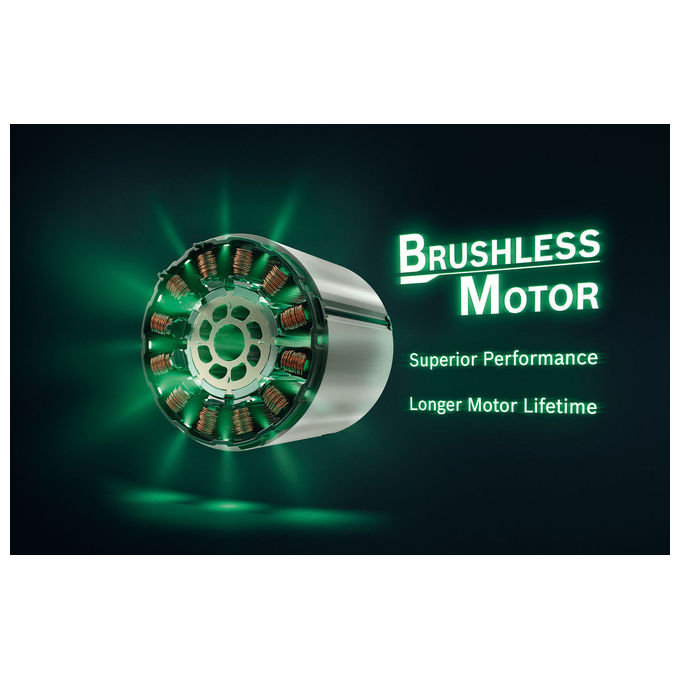 Bosch 06039D7100 UniversalImpact Trapano avvitatore a percussione 18 V 2 Ah coppia max 60 Nm mandrino senza chiave motore senza spazzole colore Verde