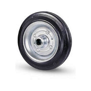 Valsecchi 19511 Ruota Industriale Sfusa Gomma Piena 80 Shore A diametro 225 mm foro 20 mm portata 250 Kg colore Nero