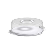 Guzzini Chef Line Porta Torta Bassa da Asporto diametro 33 cm BPA Free lavabile in lavastoviglie colore Bianco