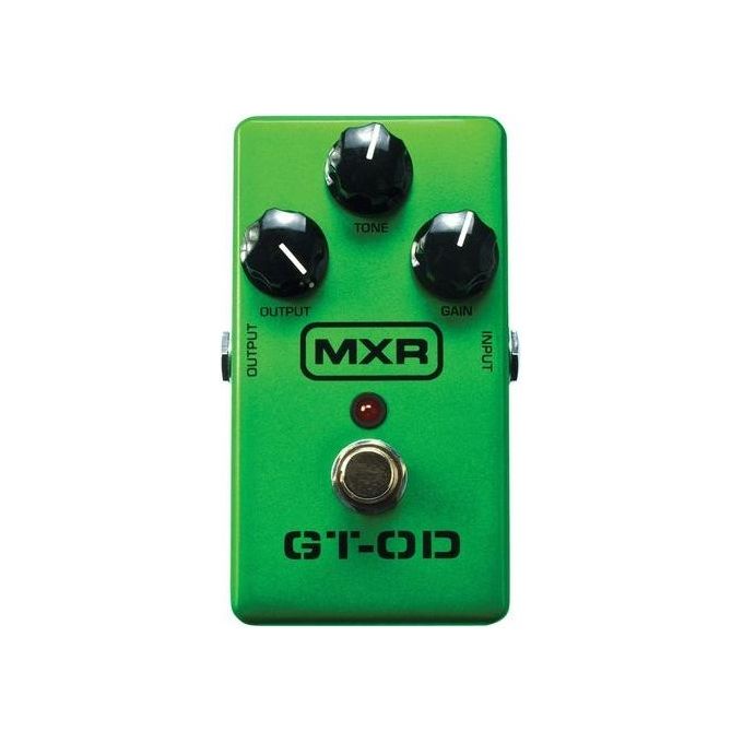 MXR M193 GT-OD Pedale Overdrive Analogico con Controlli Tonalita' Gain Output Alimentazione 9V DC True Bypass colore Verde