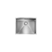 CM 072058.X0.01.2063 Filotop Lavello da Incasso 1 Vasca in Acciaio Inox AISI 304 18-10 Finitura Vintage Filoraggiato 57 x 45 cm colore Inox vintage filoraggiato