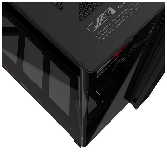 Asus 90DC00T0-B09030 ROG CRONOX GR801 CURVE TG ARGB Midi Tower con Display LCD 9.2'' e Vetro Curvo Temperato colore Nero
