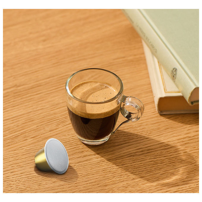 Caffe' Borbone, Respresso 100% Arabica, 90 Capsule Alluminio, Compatibili Nespresso
