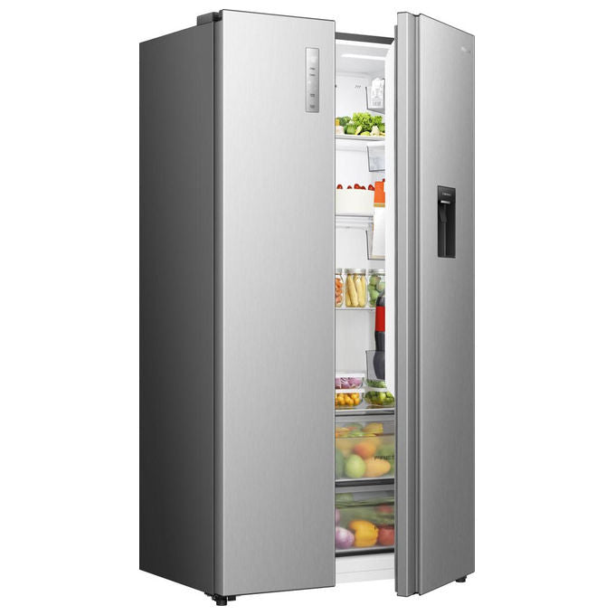 Hisense RS3P558NMIE Frigorifero Side by Side 541 L 178.6 cm Classe E 39 dB No Frost colore Inox