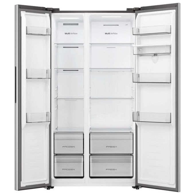 Hisense RS3P558NMIE Frigorifero Side by Side 541 L 178.6 cm Classe E 39 dB No Frost colore Inox