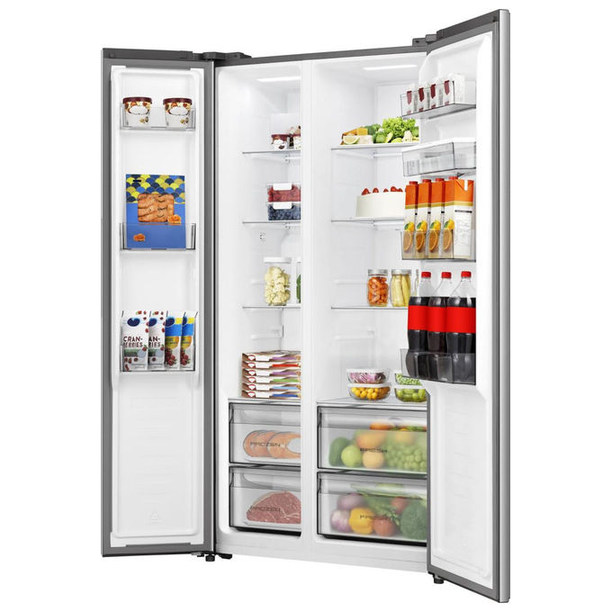 Hisense RS3P558NMIE Frigorifero Side by Side 541 L 178.6 cm Classe E 39 dB No Frost colore Inox