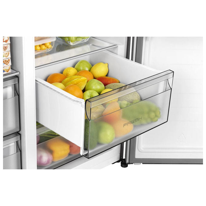 Hisense RS3P558NMIE Frigorifero Side by Side 541 L 178.6 cm Classe E 39 dB No Frost colore Inox