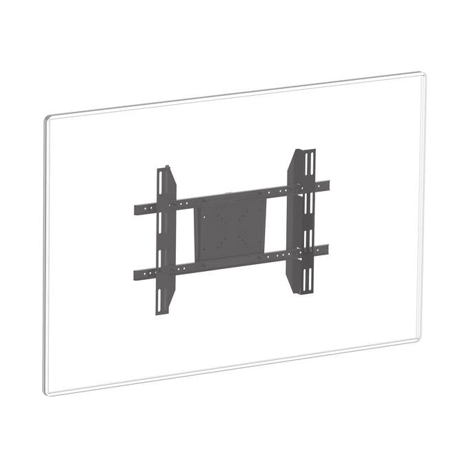 Multibrackets staffa per display singolo, serie M, supporto palo pubblico, VESA universale, acciaio, nero, 50 kg