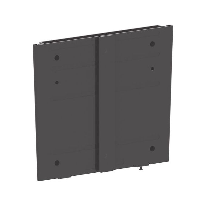 Multibrackets staffa per display singolo, serie M, supporto palo pubblico, VESA universale, acciaio, nero, 50 kg