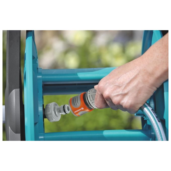 Gardena 08007-20 Classic Avvolgitubo Portatile capacita' 50 m tubo 13 mm 40 m tubo 15 mm 30 m tubo 19 mm