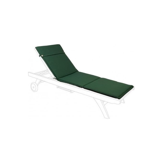 Yes Everyday Cuscino per Lettino da Giardino Poly180 colore Verde Scuro