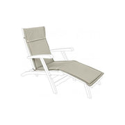 Bizzotto CUSCINO CORDA STEAMER Cuscino per Chaise Longue in Olefin 200 gr-m² Sfoderabile Idrorepellente Colore Grigio