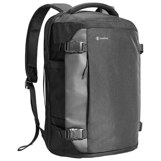 Tomtoc T66M1D1 Navigator-T66 Zaino da viaggio 40L compatibile fino a 17 pollici con tessuto riciclato e cerniere YKK colore Nero