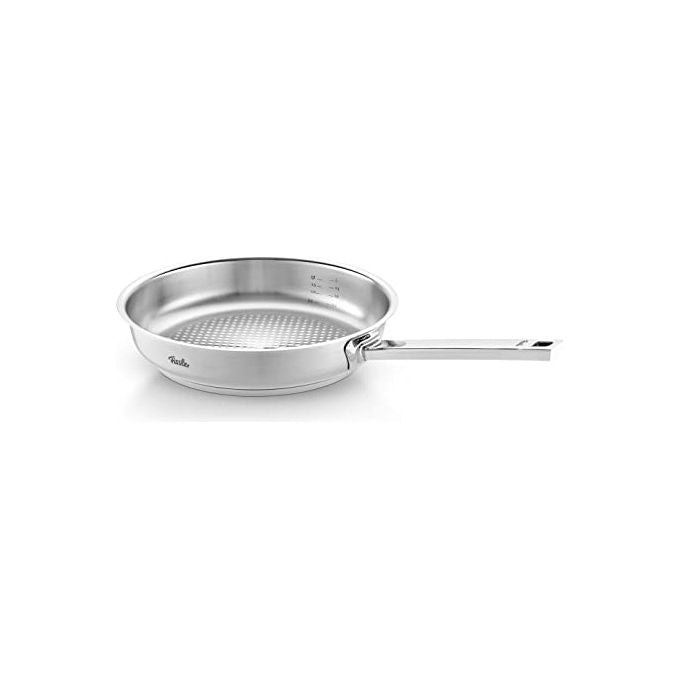 Fissler 084-378-28-100-0 Original-Profi Collection Padella Multiuso 28 cm Acciaio inox con Superficie Novogrill Capacita' 3 L Adatta a Tutti i Piani Cottura inclusa Induzione colore Acciaio inox