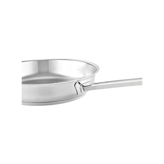 Fissler 084-378-28-100-0 Original-Profi Collection Padella Multiuso 28 cm Acciaio inox con Superficie Novogrill Capacita' 3 L Adatta a Tutti i Piani Cottura inclusa Induzione colore Acciaio inox