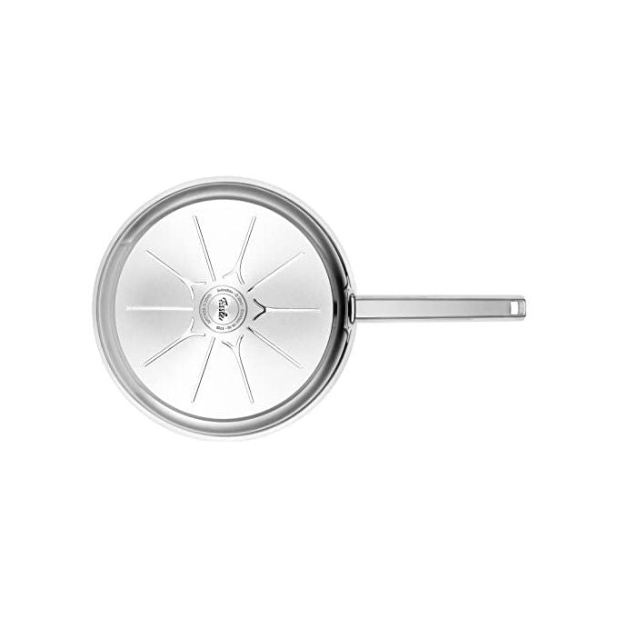 Fissler 084-378-28-100-0 Original-Profi Collection Padella Multiuso 28 cm Acciaio inox con Superficie Novogrill Capacita' 3 L Adatta a Tutti i Piani Cottura inclusa Induzione colore Acciaio inox