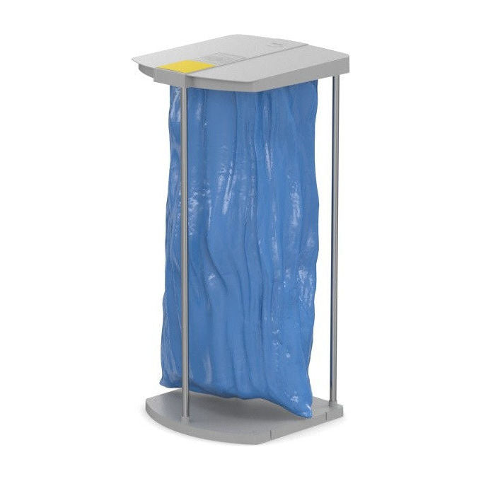 Hailo 0912-110 ProfiLine MSS XXXL Porta Sacchi 120 l con Coperchio e Sistema di Espansione colore Grigio